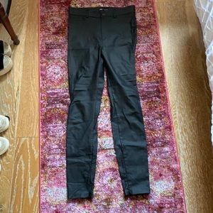 Black leather Zara pants